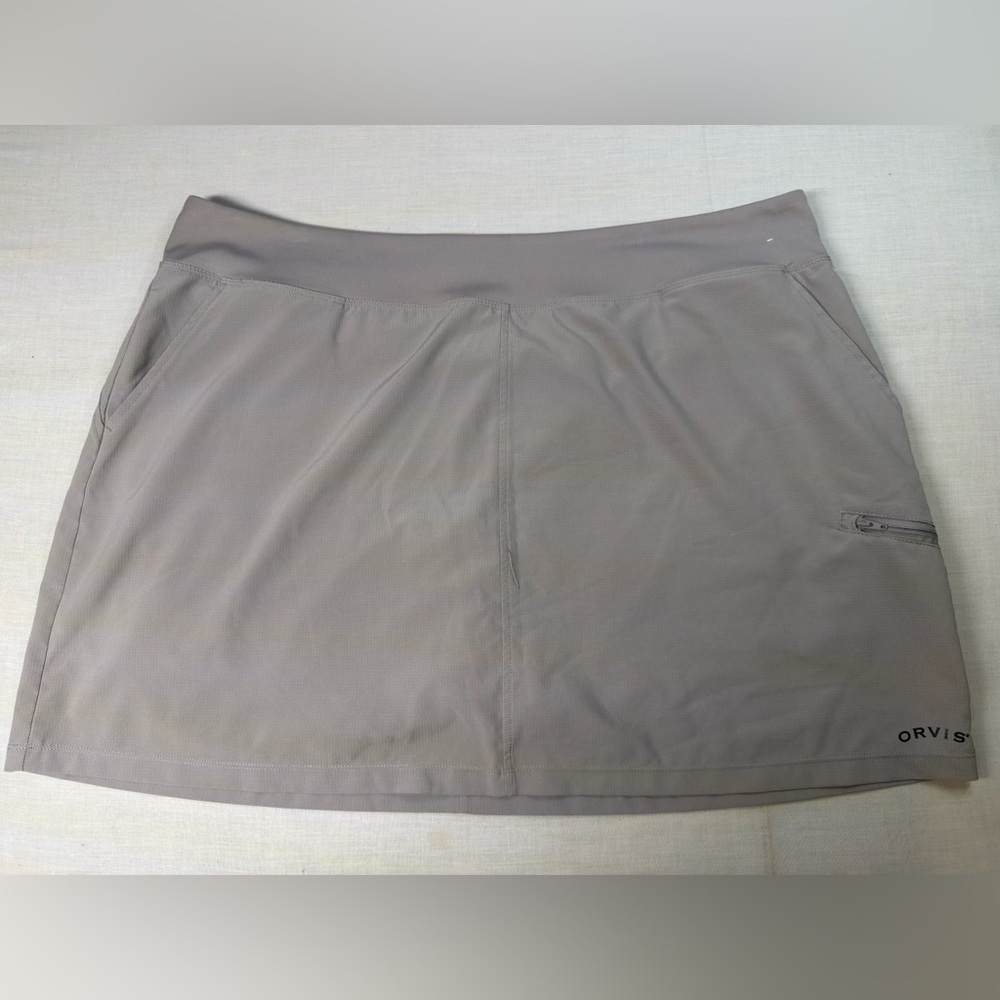Orvis Women’s Grey Sport Skirt with Inside Shorts Women’s Size XXL - Picture 1 of 7